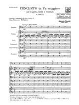 Concerto en Fa Maj. - F. 8 N° 8 - Partitura - VIVALDI - Partition